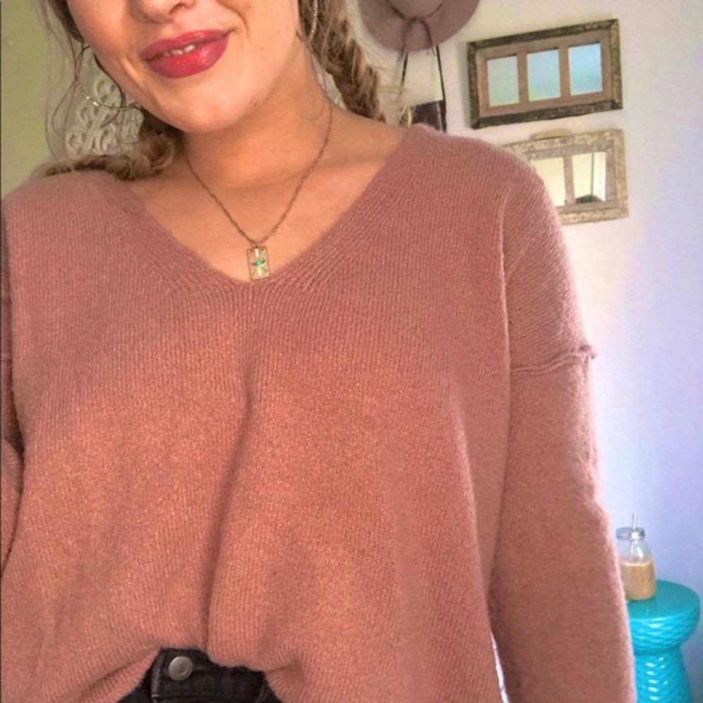 4/$25• Forever 21 • pale pink sweater
